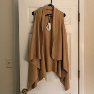 Suede feel elegant vest
